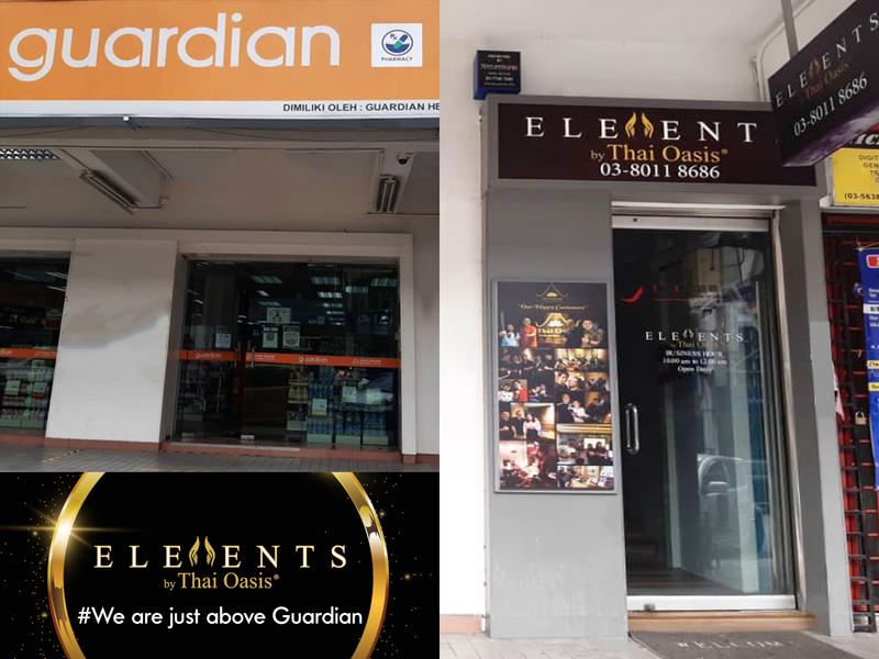 The ELEMENTS by Thai Oasis outlet at Bukit Bintang, Kuala Lumpur